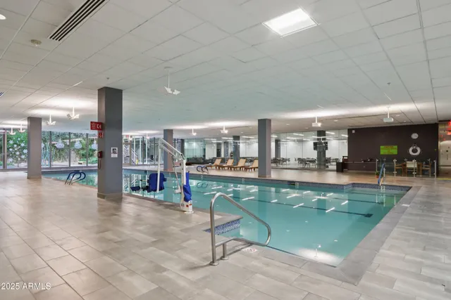 a view of a building with a tree