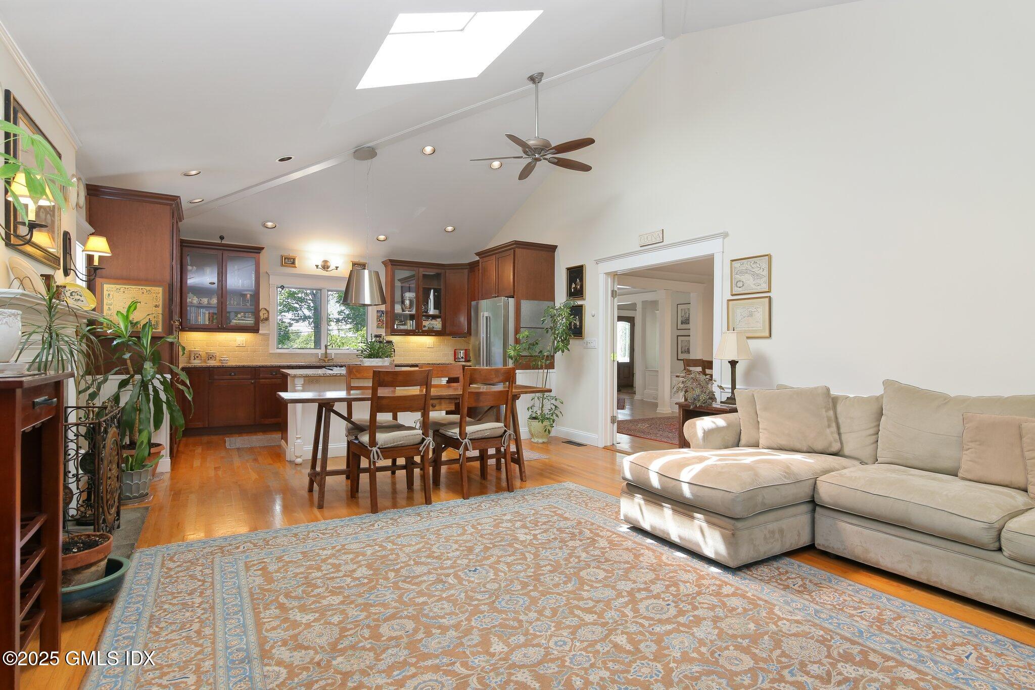 23 Westview Place Riverside, CT 06878 - Photo 16 of 42 a living room with furniture and kitchen view