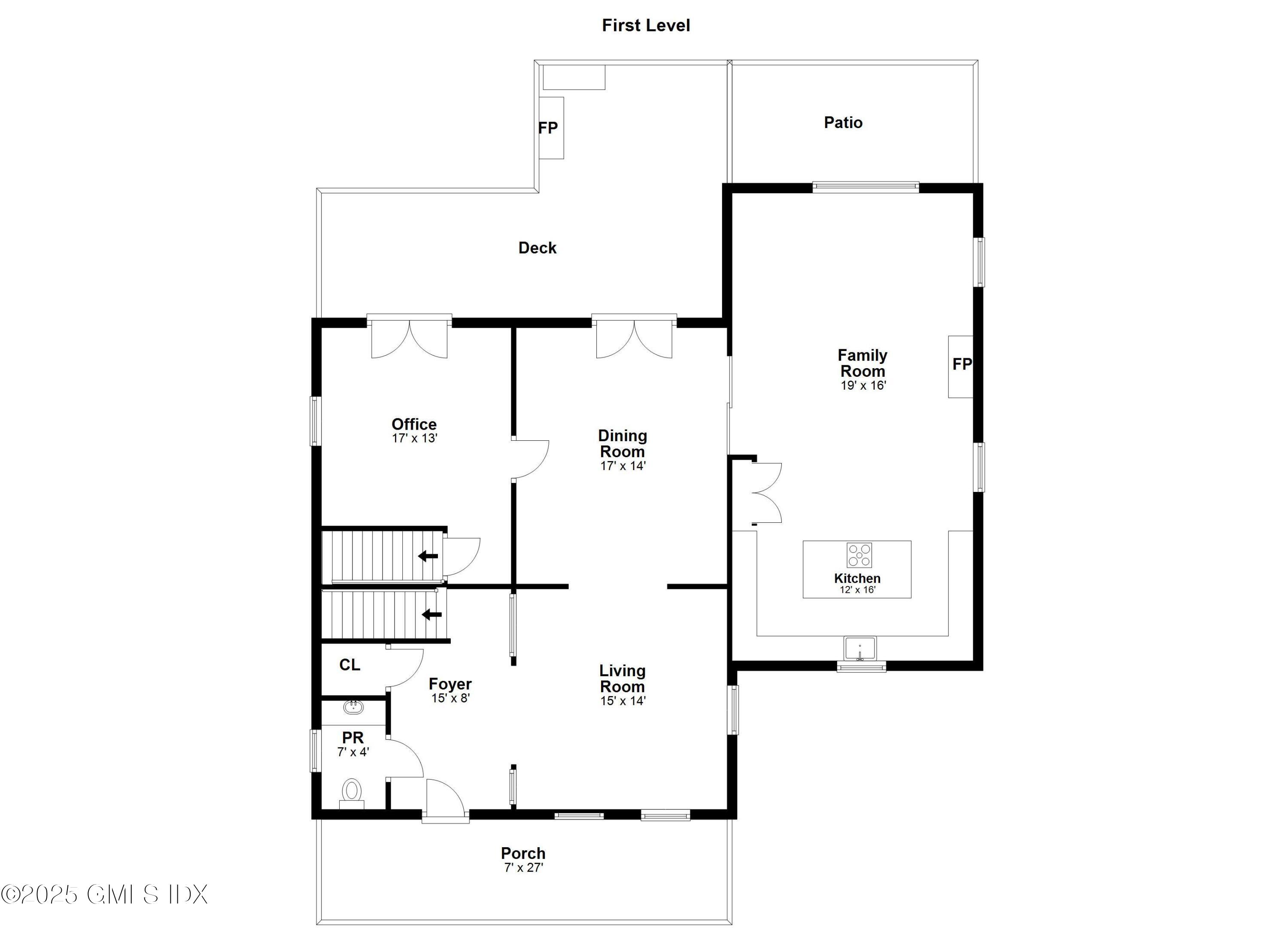 23 Westview Place Riverside, CT 06878 - Photo 39 of 42 a picture of floor plan