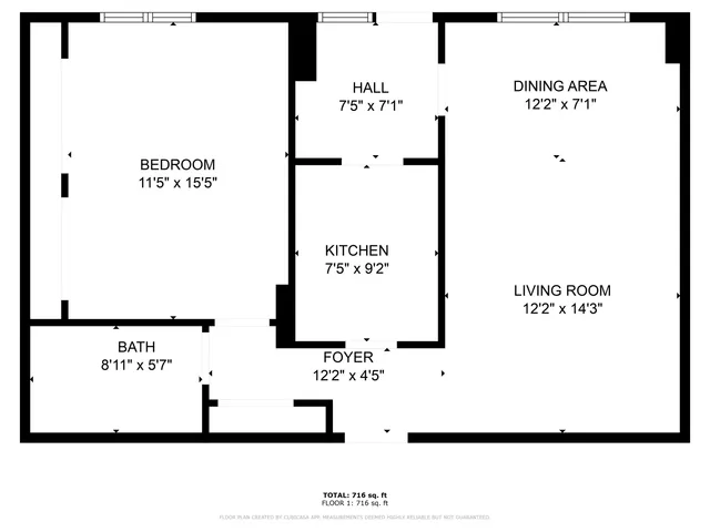 $268,000 | 6600 Boulevard East, Unit 15F, West New York, NJ 07093