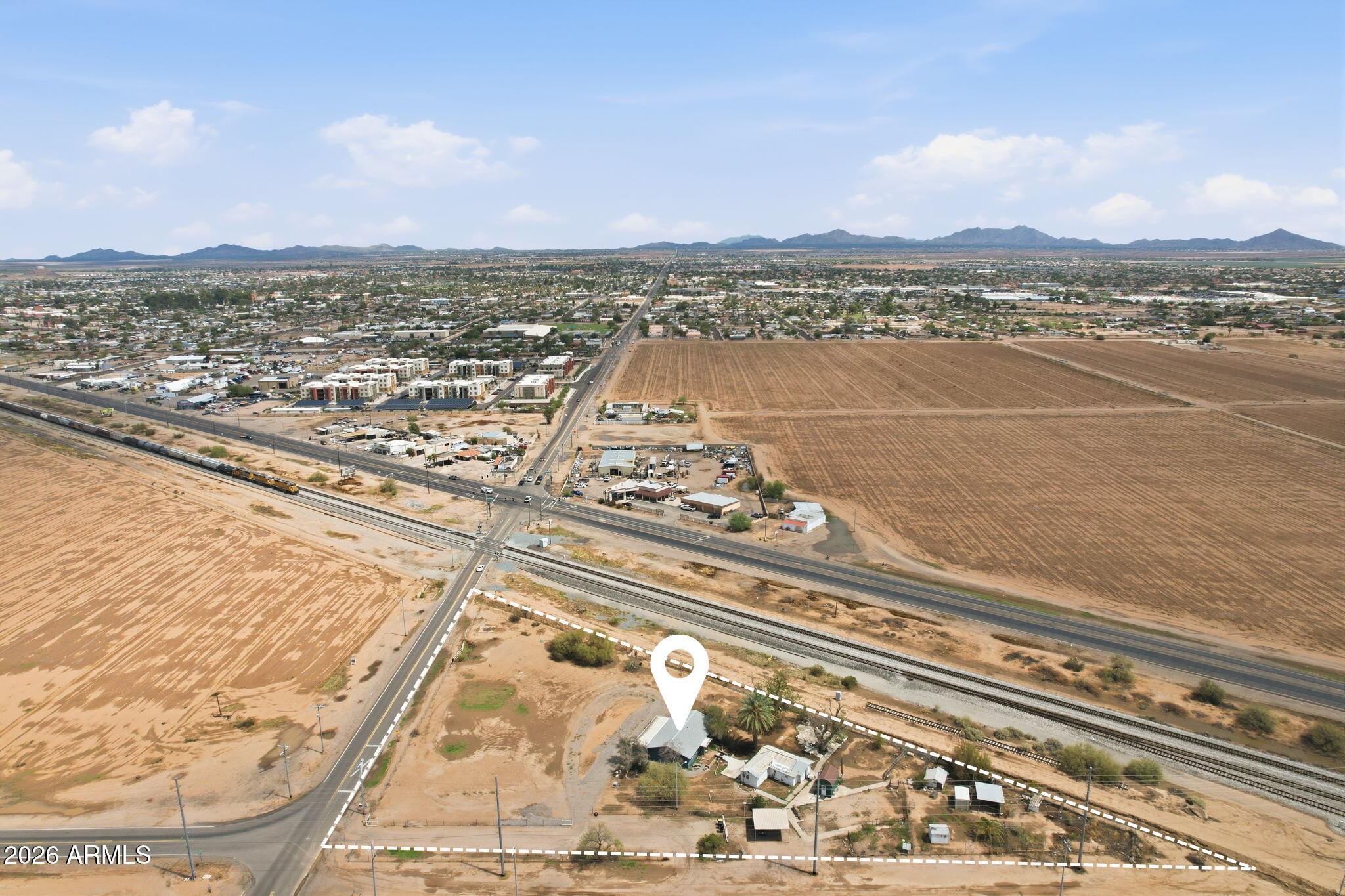 1631 South Trekell Road Casa Grande, AZ 85193 - Photo 27 of 31 Aerial View Looking North