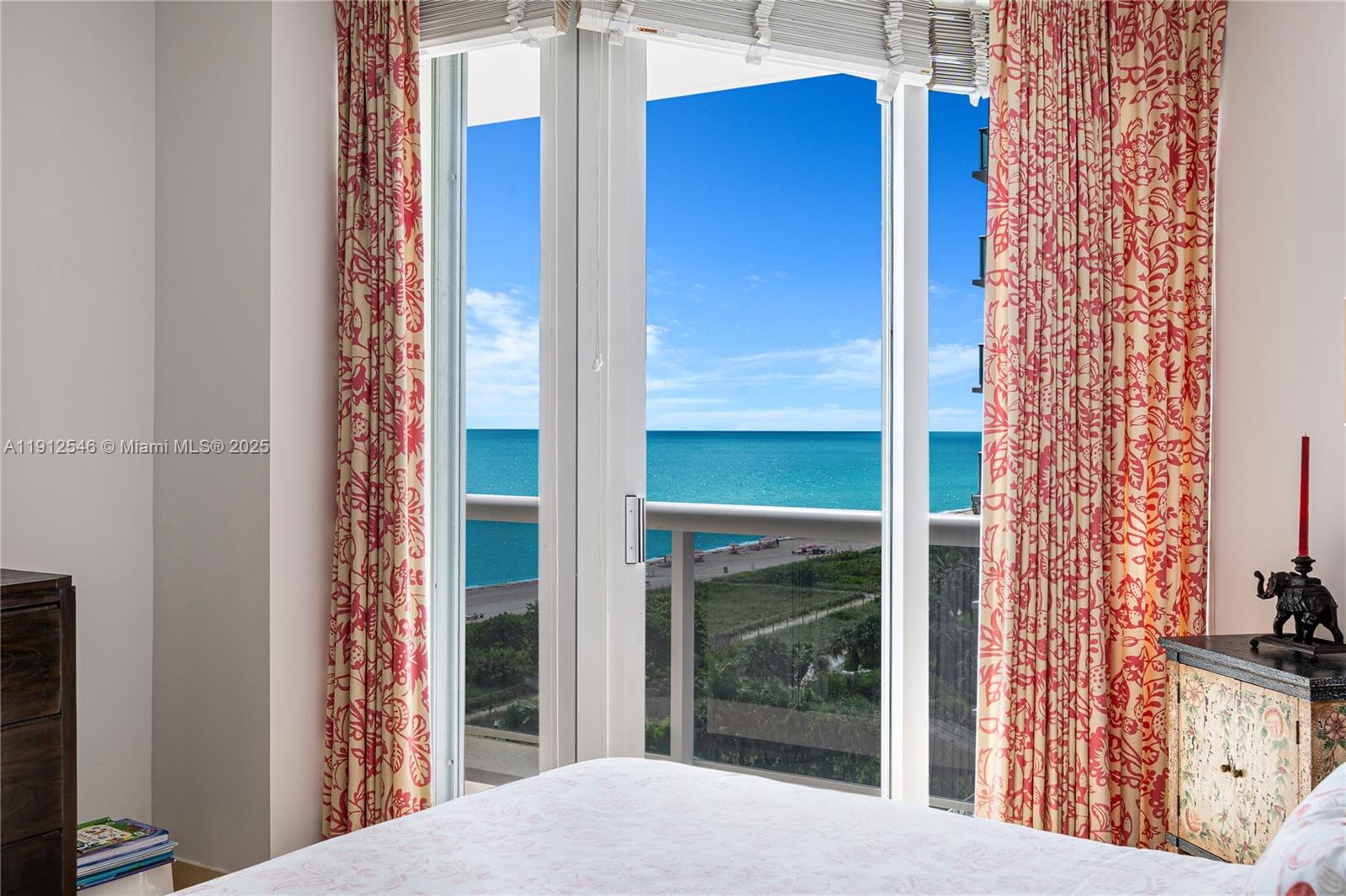 9559 Collins Avenue, Unit S7A Surfside, FL 33154 - Photo 21 of 43 a view of a balcony with a door and an outdoor space