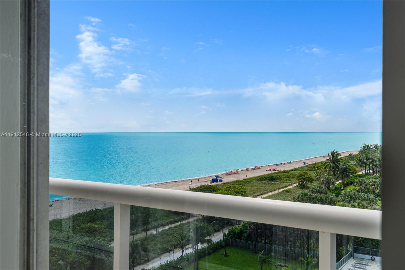 9559 Collins Avenue, Unit S7A Surfside, FL 33154 - Photo 41 of 43 a view of a balcony with an outdoor space