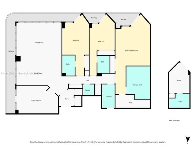 a picture of floor with a view of living room