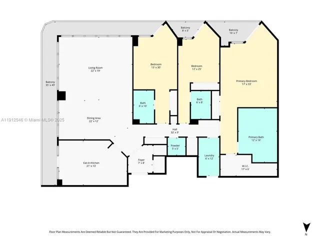 $3,900,000 | 9559 Collins Avenue, Unit S7A, Surfside, FL 33154