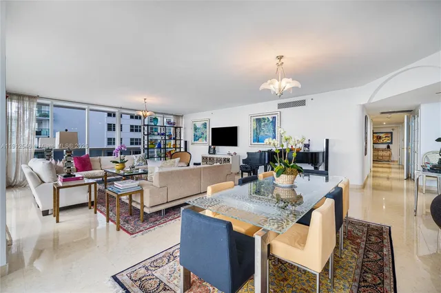 a view of a balcony with an ocean view