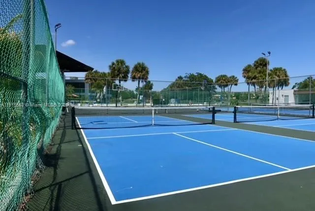 a view of a tennis court