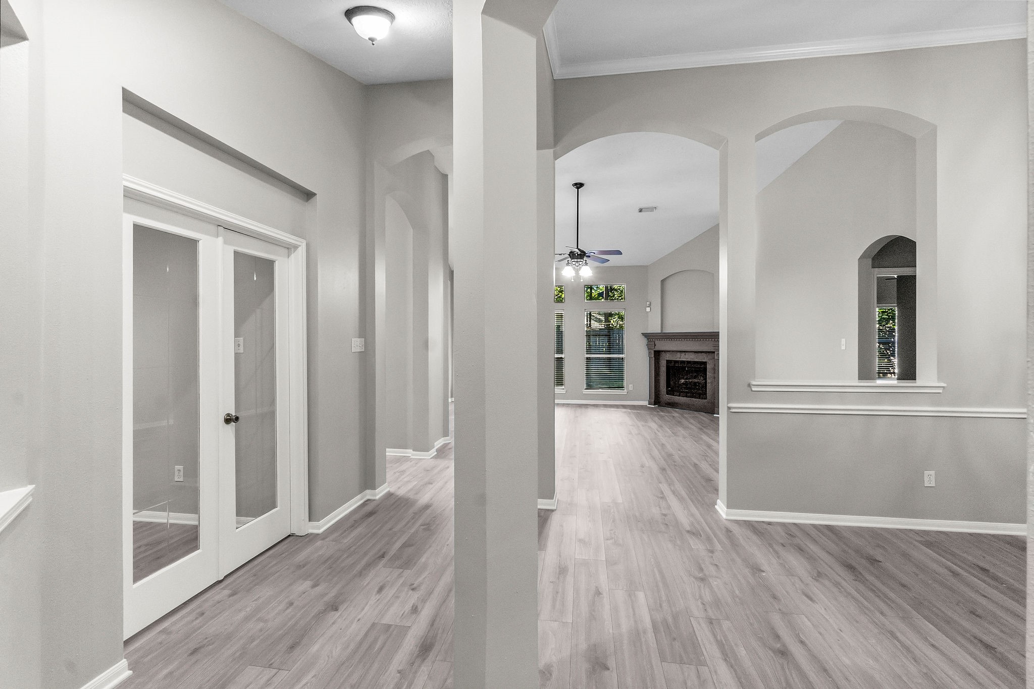 155 North Wimberly Way Conroe, TX 77385 - Photo 8 of 43 French doors lead to office/flex space