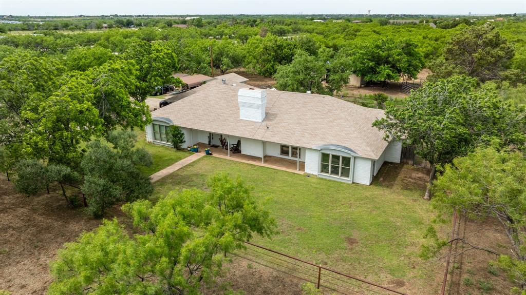 636 Clark Road Abilene, TX 79602 - Photo 2 of 40 an aerial view of a house with a yard