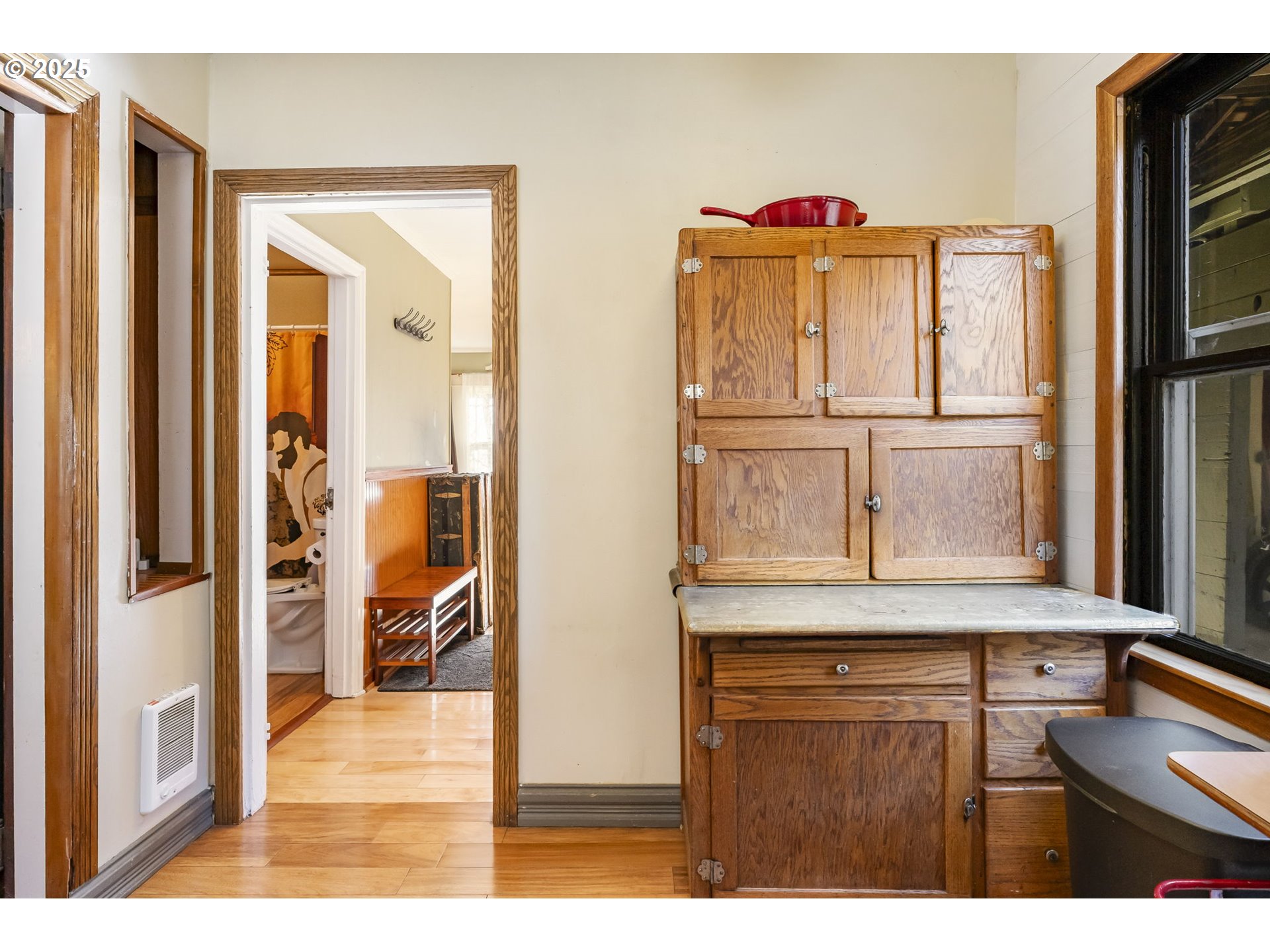 162 Riverside Drive Idanha, OR 97350 - Photo 11 of 40 a kitchen with a refrigerator and cabinets