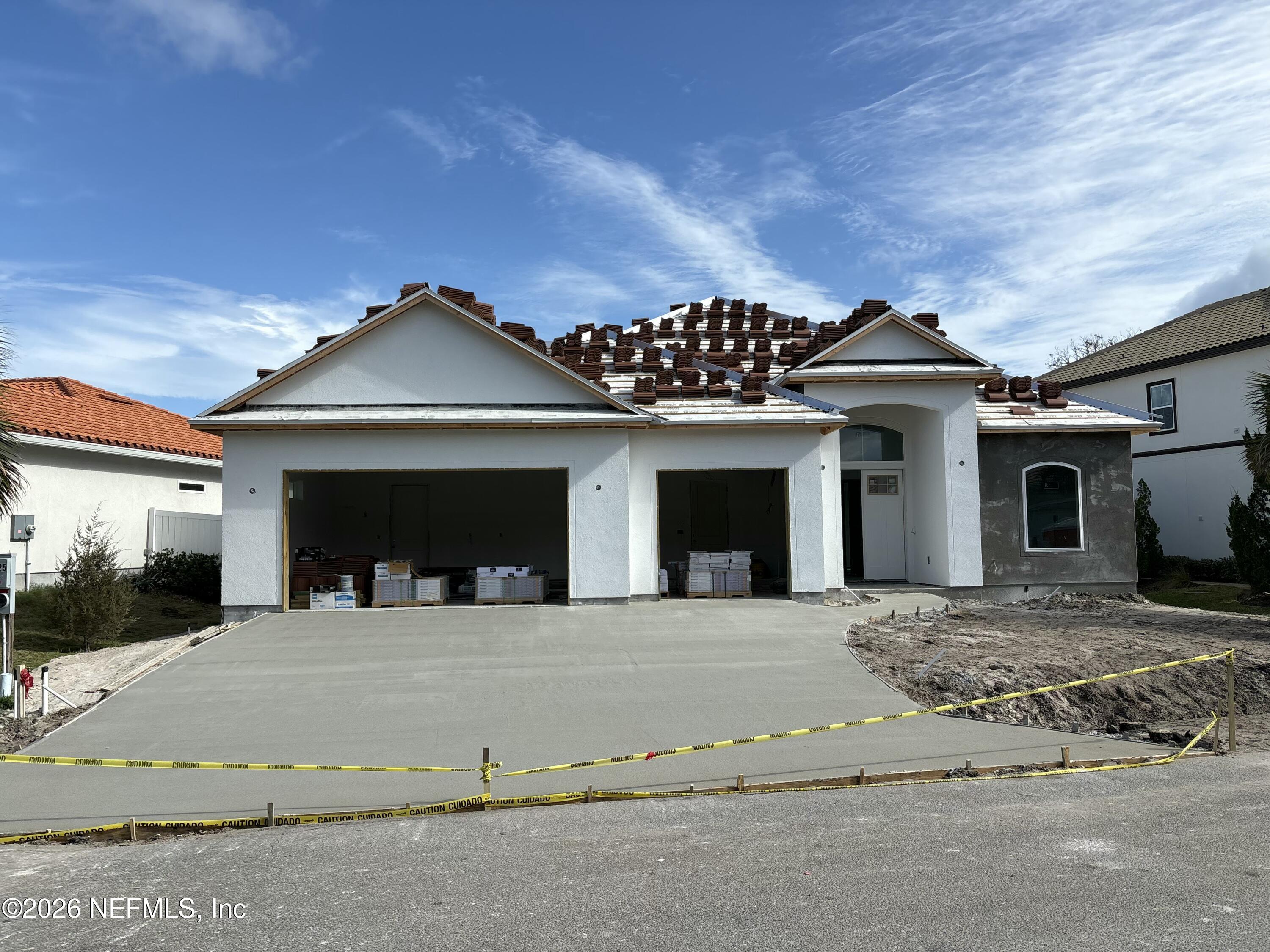 a view of a house with a outdoor space