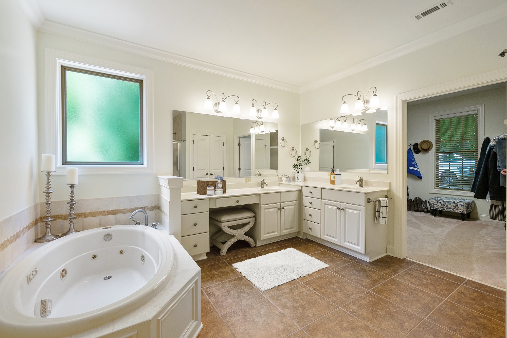 3000 Jubilee Ridge Road Franklin, TN 37069 - Photo 20 of 55 a bathroom with a double vanity sink mirror and bathtub