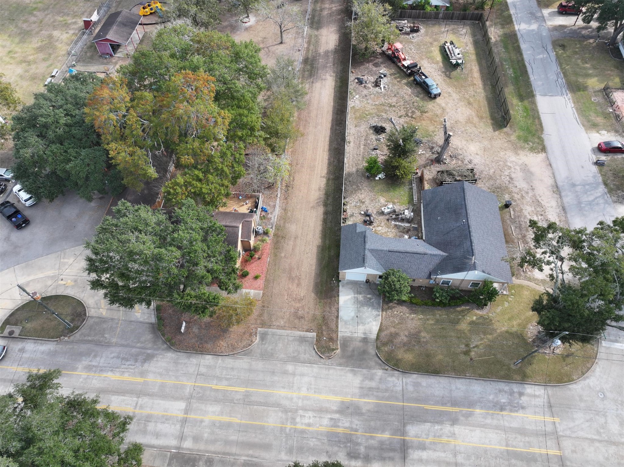 2417 4th Street Rosenberg, TX 77471 - Photo 10 of 50 an aerial view of a house with outdoor space