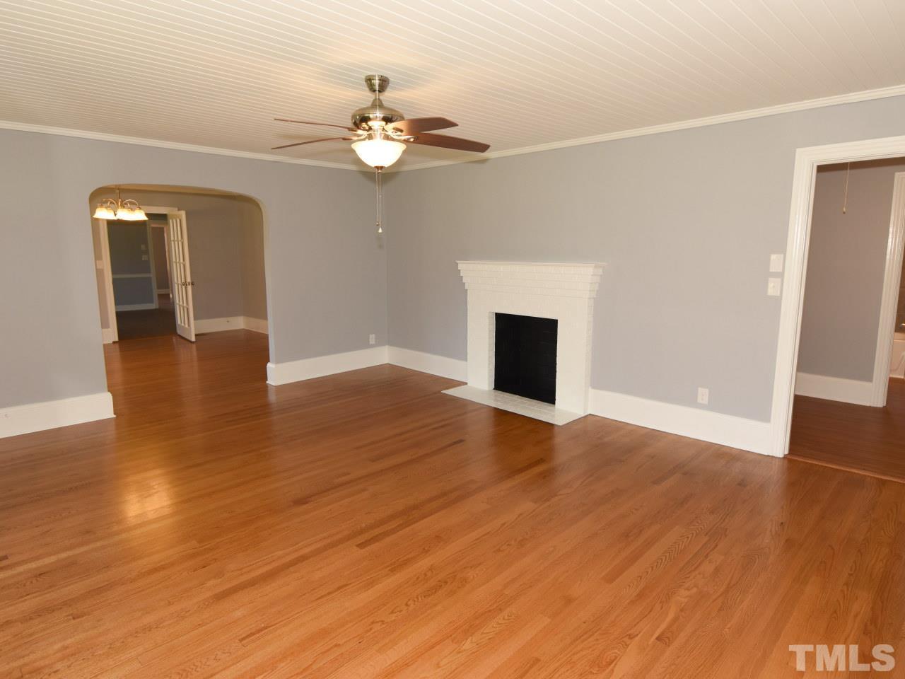 Lovely original hardwood floors, wide baseboard mldgs