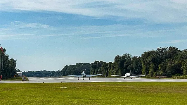 a view of an empty room with city view
