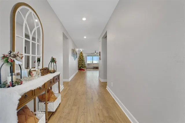 a view of a living room and bathroom