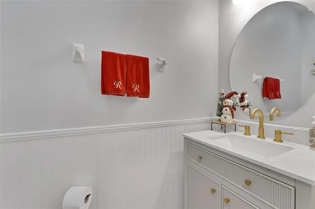 a bedroom with windows