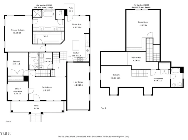 $875,000 | 604 Mills Street, Raleigh, NC 27608