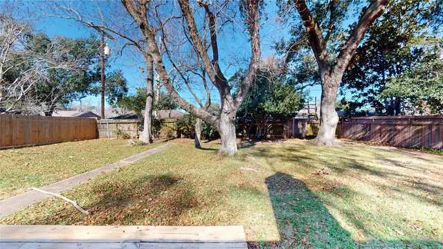a view of yard with tree