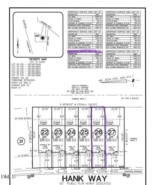 220 Hank Way Willow Spring, NC 27592 - Photo 4 of 49 PLOT PLAN