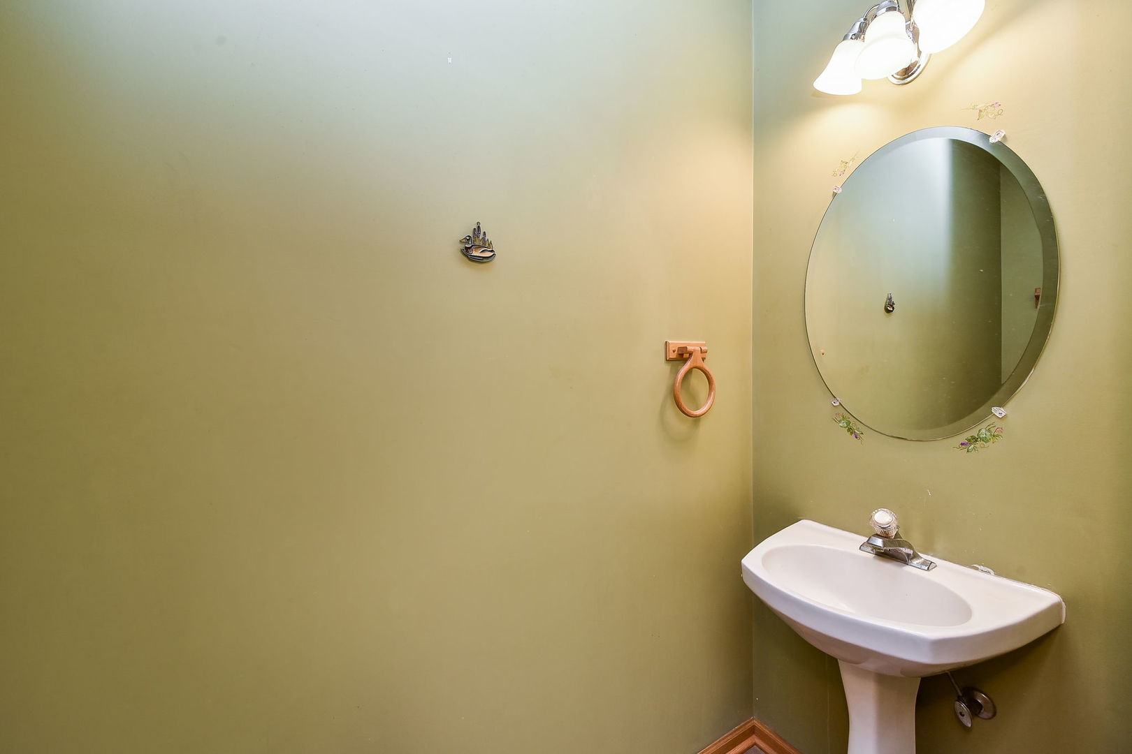 732 Robertson Road South Elgin, IL 60177 - Photo 11 of 37 a bathroom with a sink and a mirror