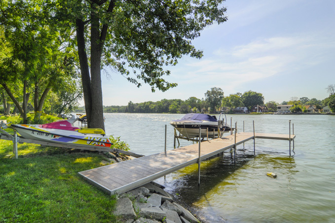 732 Robertson Road South Elgin, IL 60177 - Photo 34 of 37 a view of a lake with sitting area
