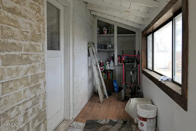 a view of a storage & utility room