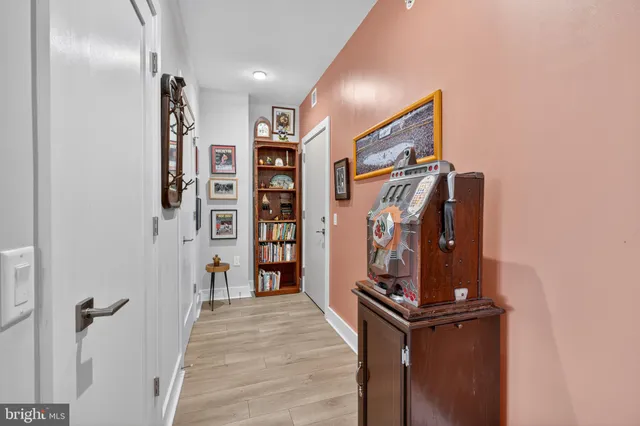 a view of a walk in closet