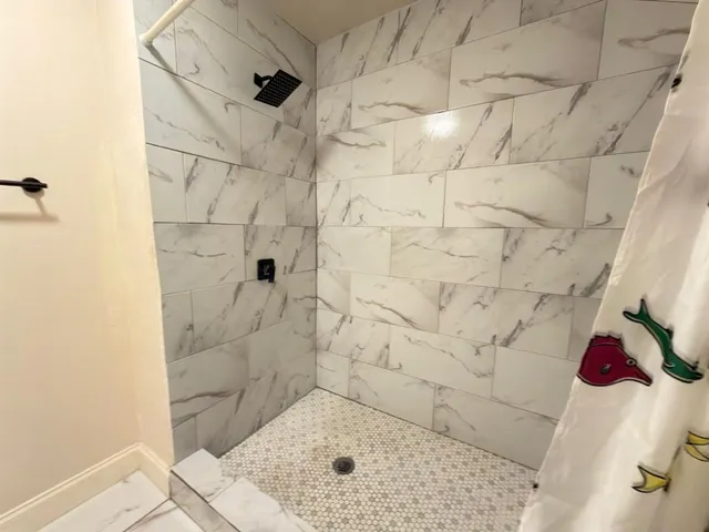 a view of a hallway with a elevator