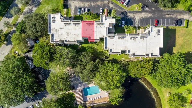 a view of a city and tall buildings