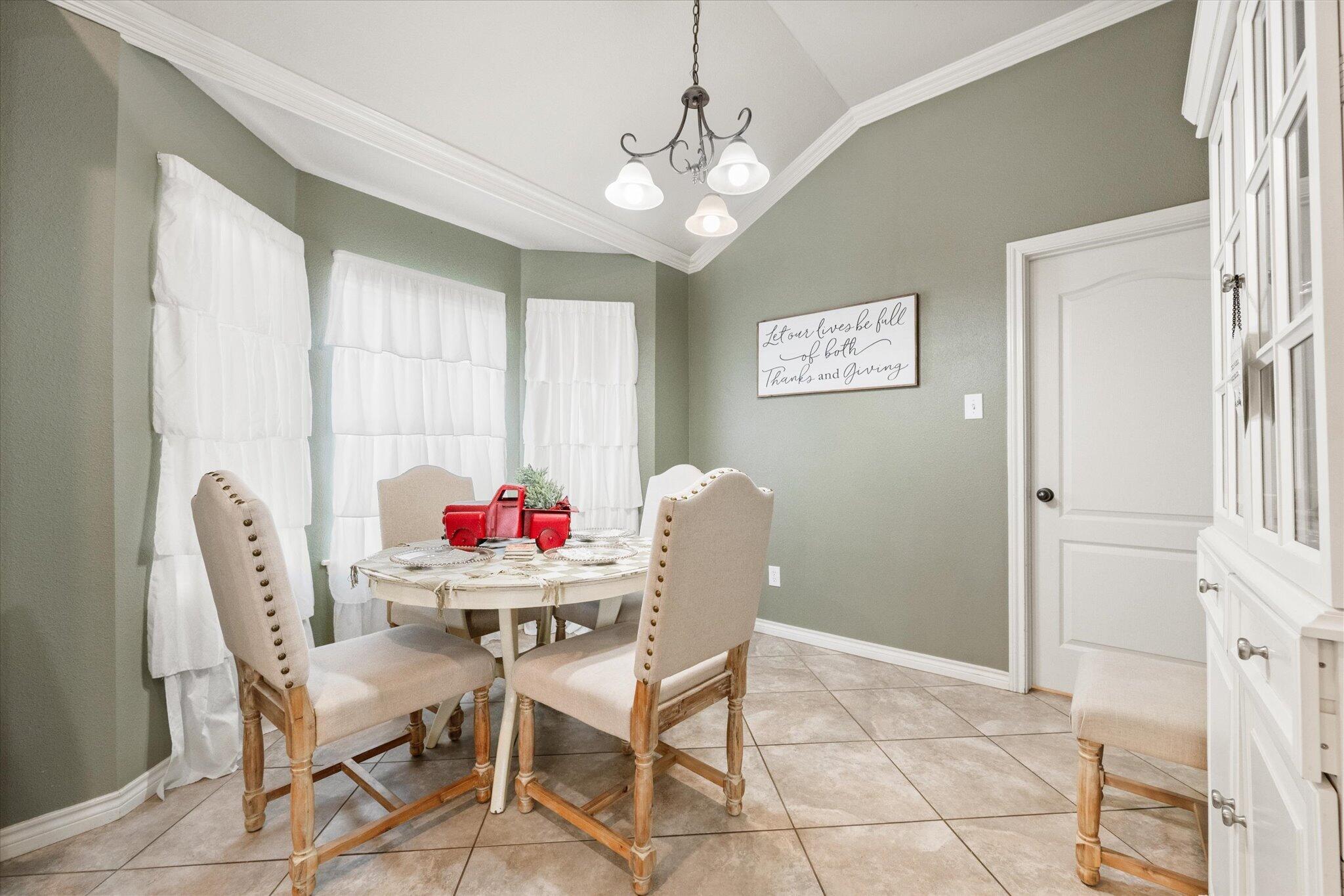 5838 101st Street Lubbock, TX 79424 - Photo 24 of 37 a dining room with furniture and window