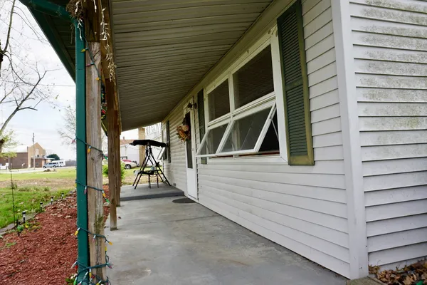 a view of a house with a door