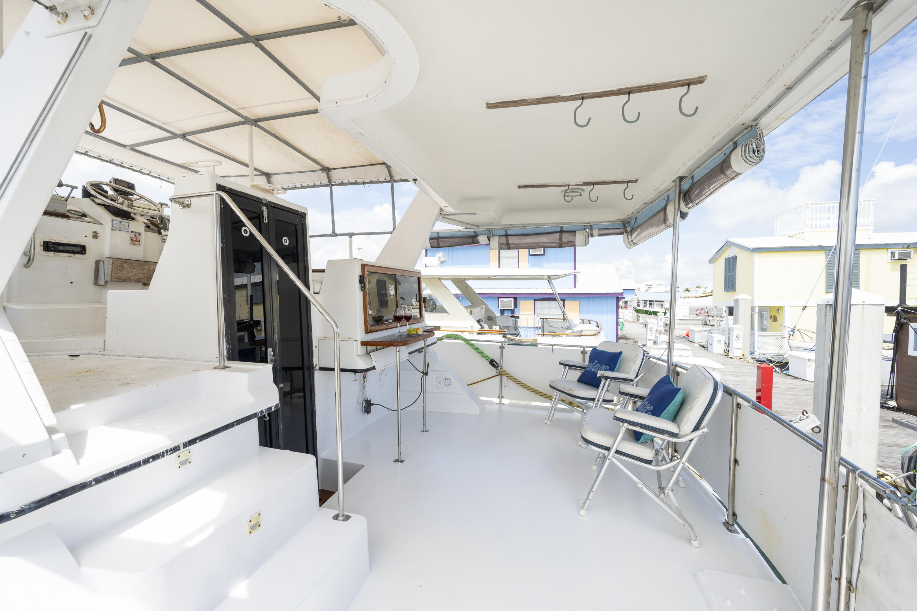 a view of a storage & utility room with chairs