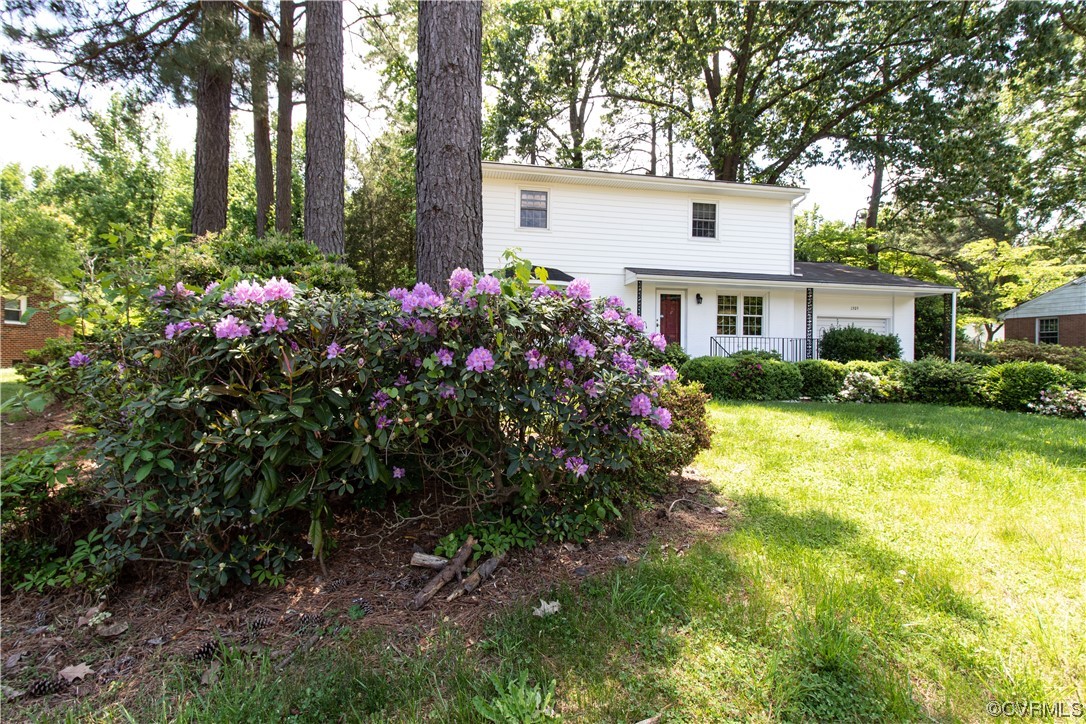 1305 Covington Road Colonial Heights, VA 23834 - Photo 2 of 34 a front view of house with yard and trees