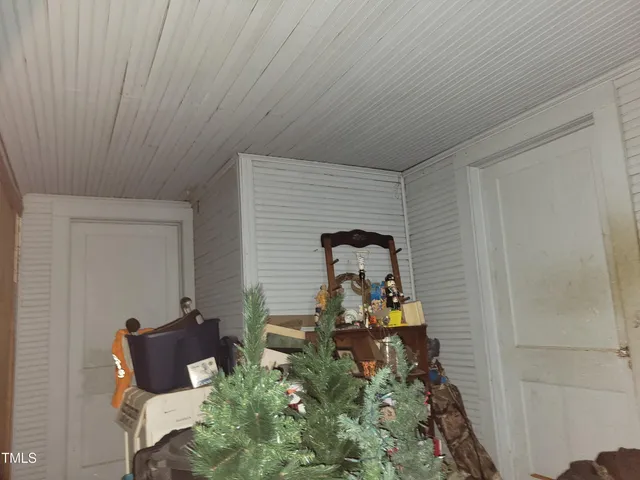 a view of a lake with a mountain in the background