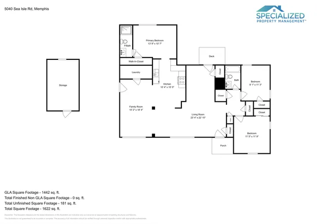 $1,499 | 5040 Sea Isle Road, Memphis, TN 38117