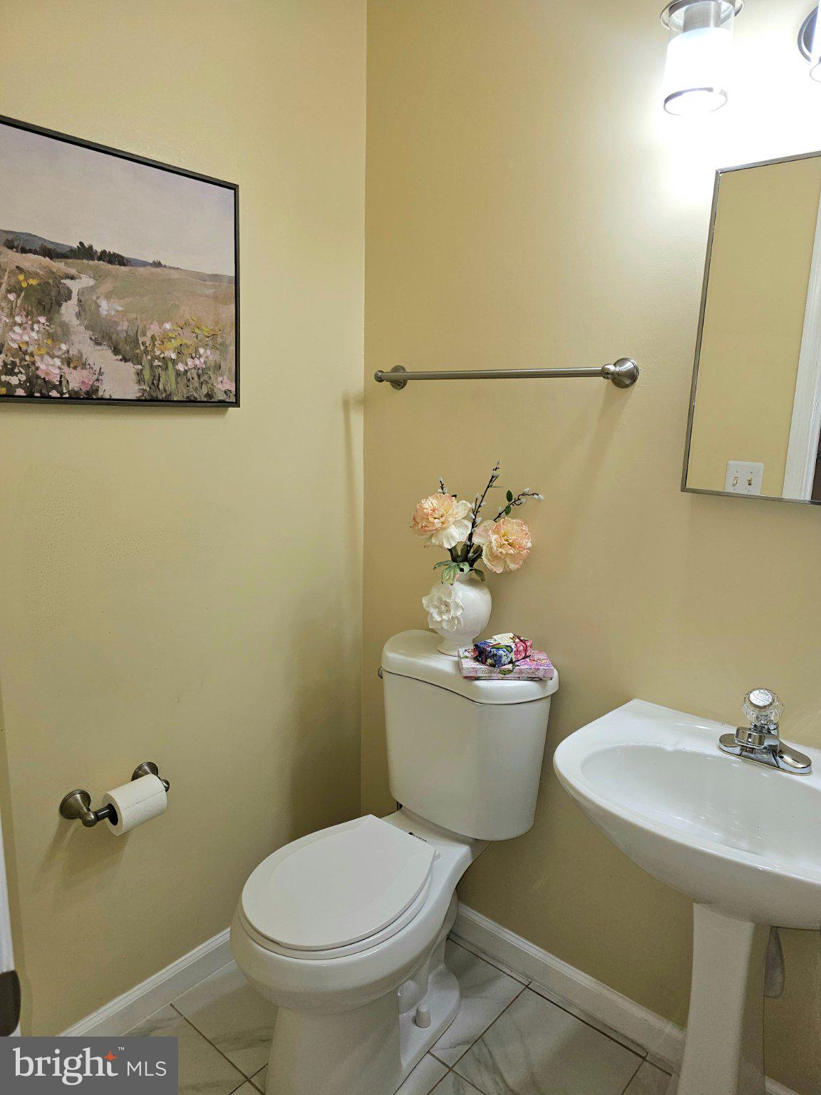 14911 Jenkins Ridge Road Bowie, MD 20721 - Photo 14 of 43 Powder Room on left of stairs to the kitchen