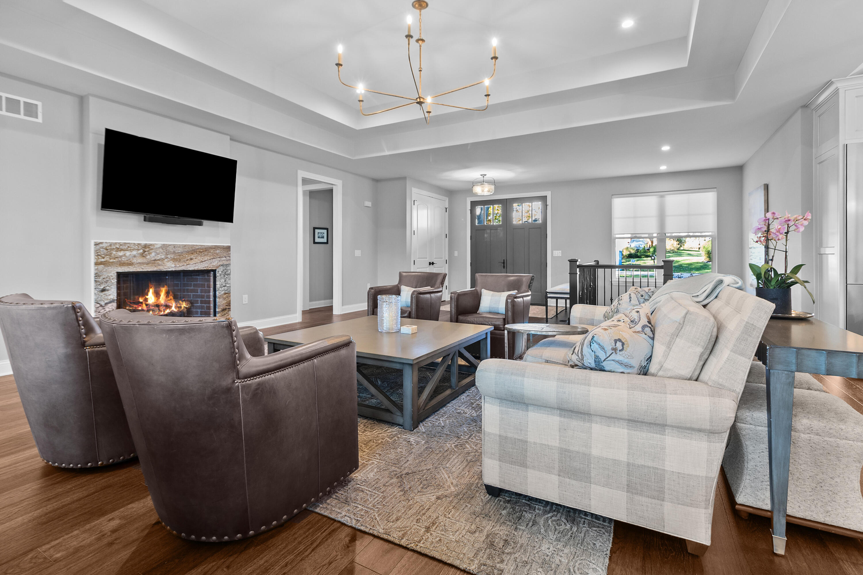 1581 Ryder Cup Road, Unit 1631 Geneva, WI 53147 - Photo 3 of 54 Large Greatroom with Gas Fireplace (VIrtual Fire)