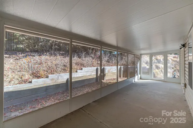 a backyard of a house