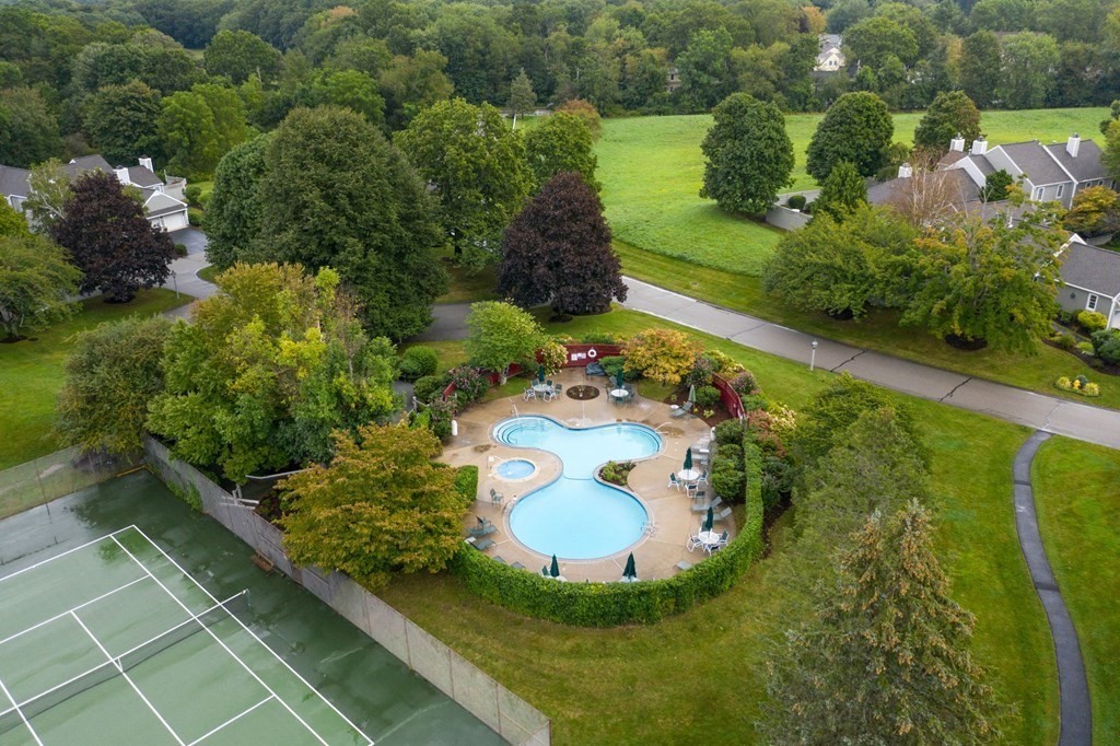 50 Floret Circle, Unit 50 Hingham, MA 02043 - Photo 28 of 28 a view of a swimming pool with a yard
