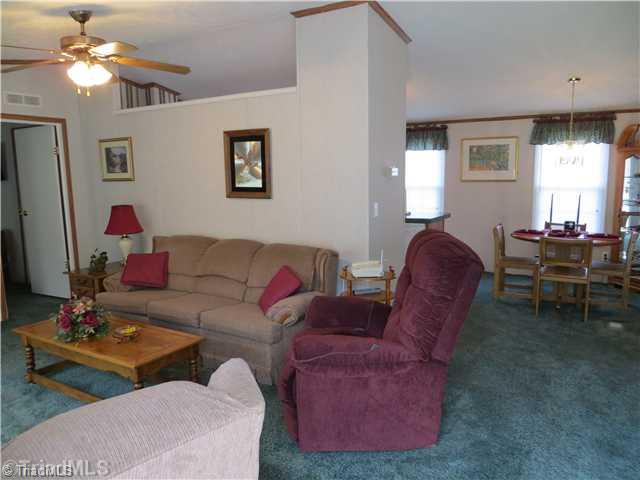 343 Will Boone Road Mocksville, NC 27028 - Photo 3 of 16 Living Room. Open concept living area.