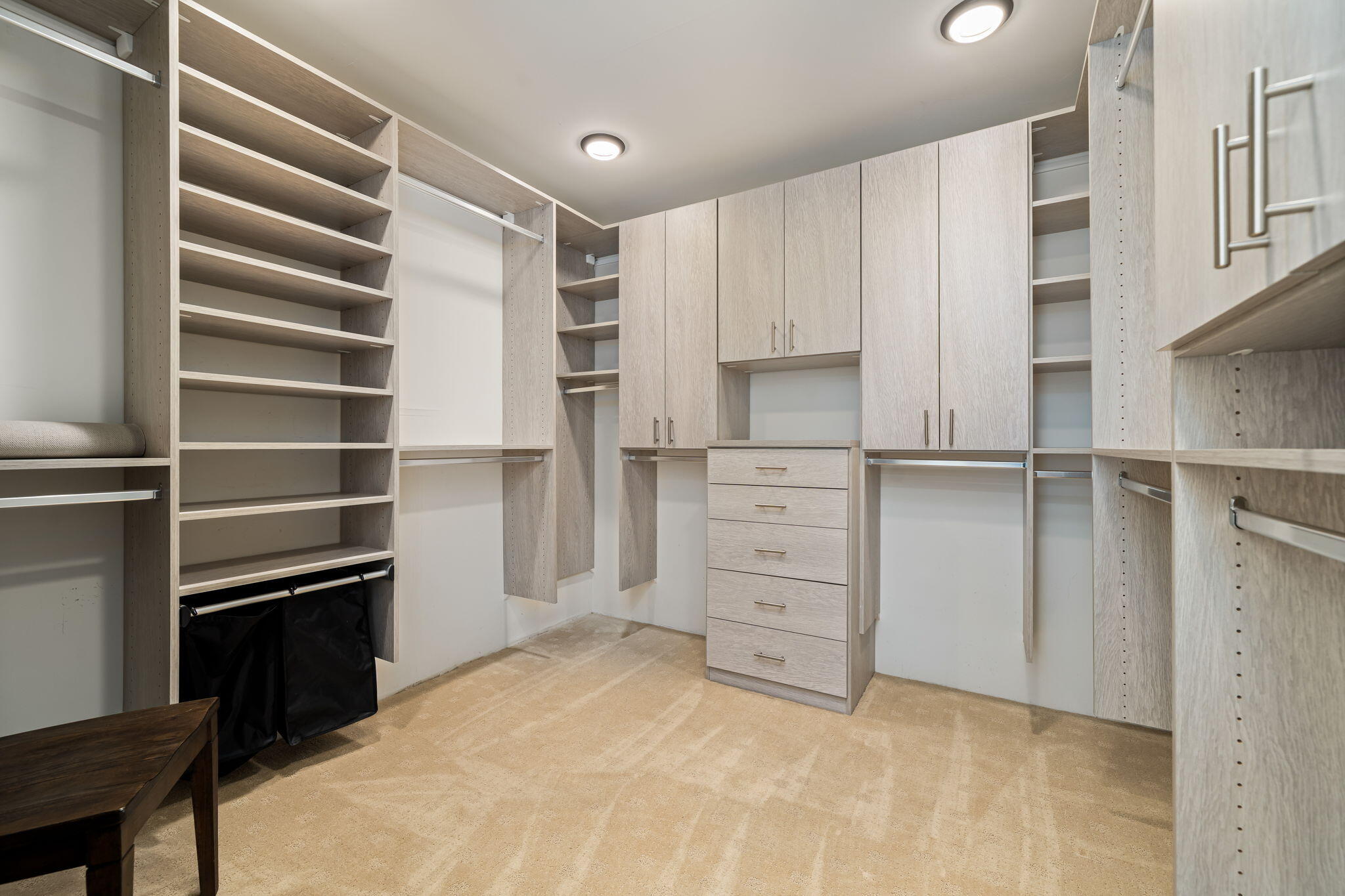 5 Terrace Place Rancho Mirage, CA 92270 - Photo 34 of 53 a view of walk in closet with clothes and shoes