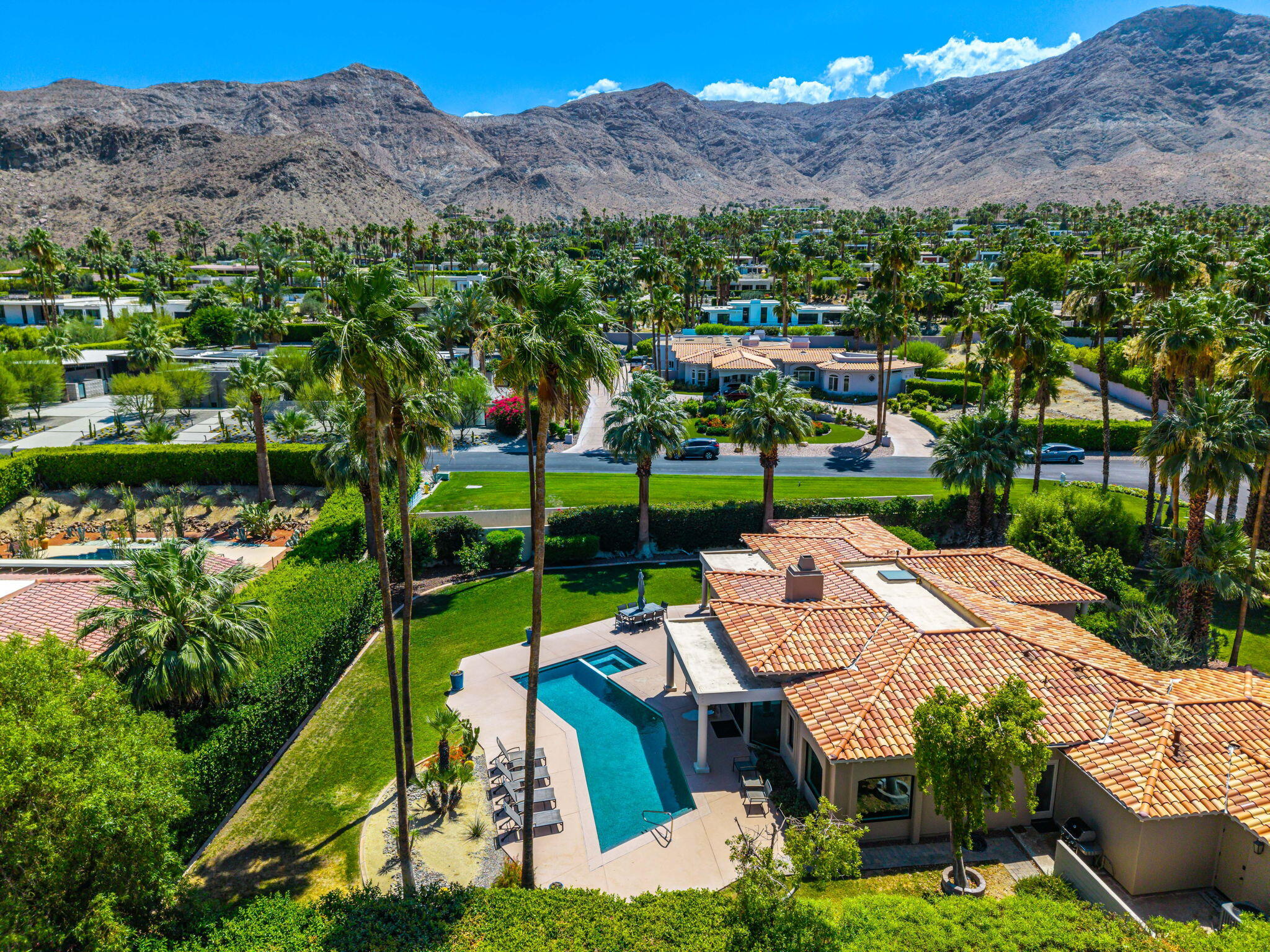 5 Terrace Place Rancho Mirage, CA 92270 - Photo 5 of 53 a view of yard with patio