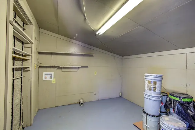 a room with furniture