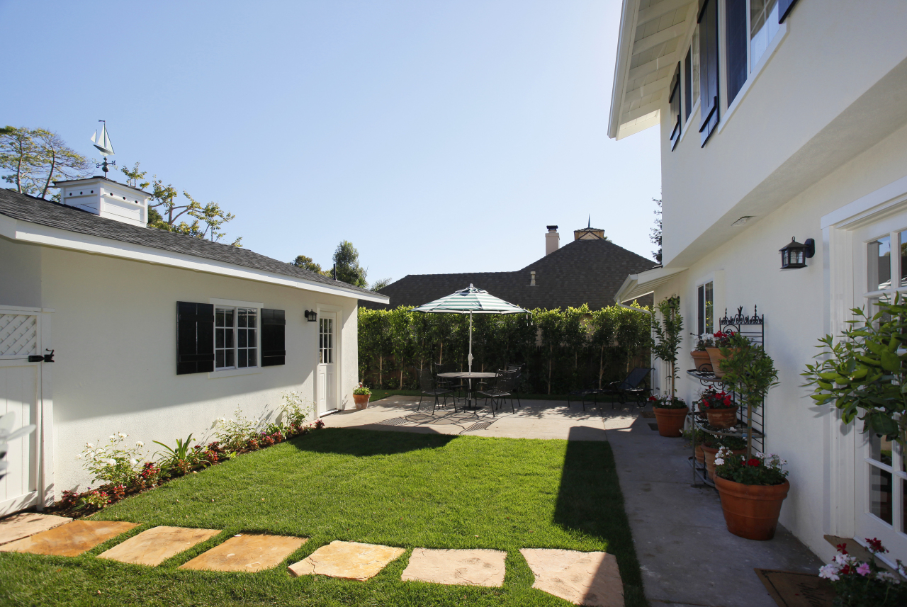 1290 Vallecito Road Carpinteria, CA 93013 - Photo 12 of 12 a front view of house with yard and outdoor seating