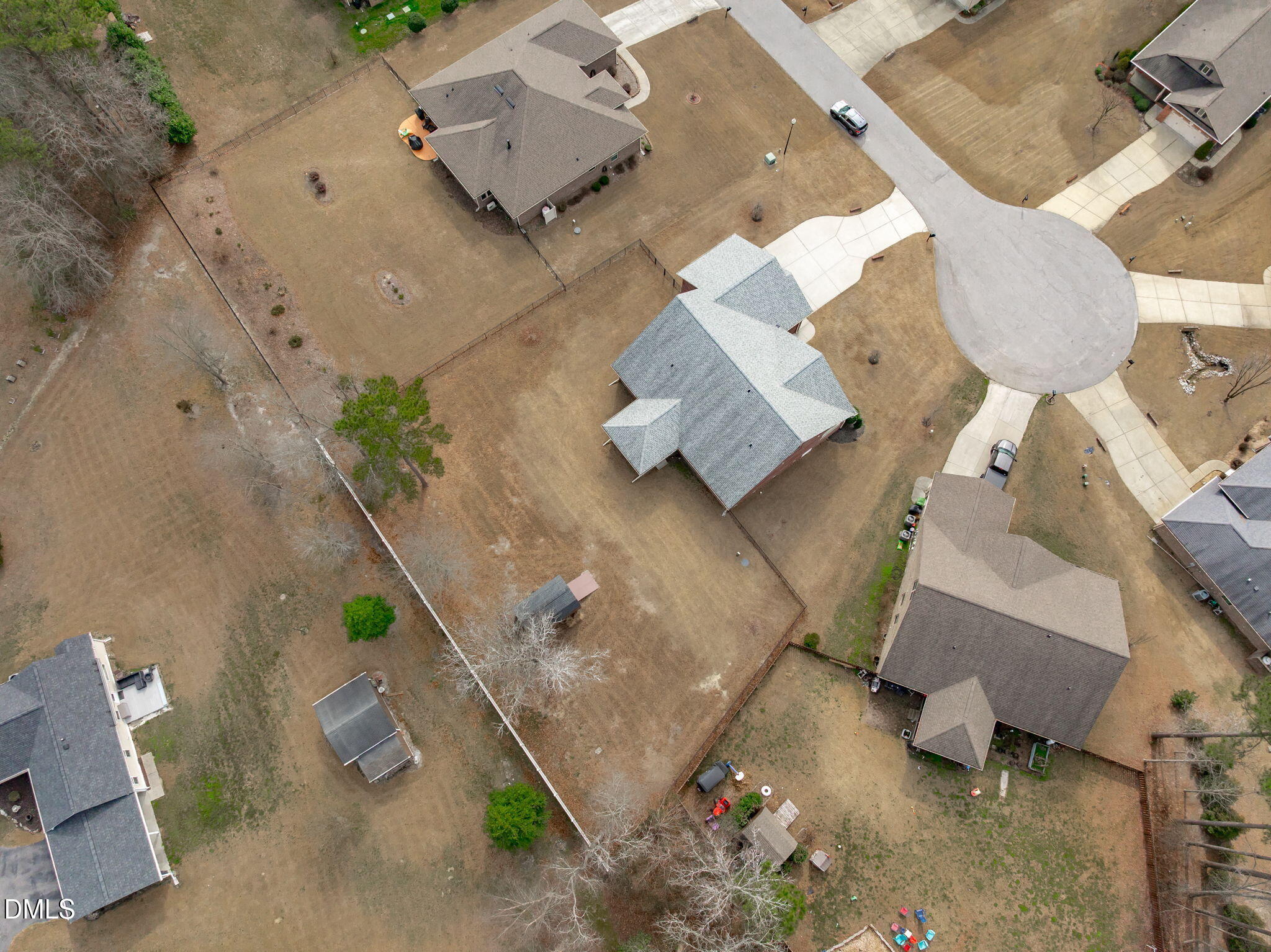 90 Cypress Ridge Way. Willow Spring, NC 27592 - Photo 38 of 52 an aerial view of a house with a yard
