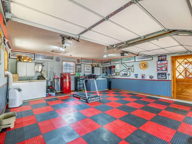 a view of a storage in a room