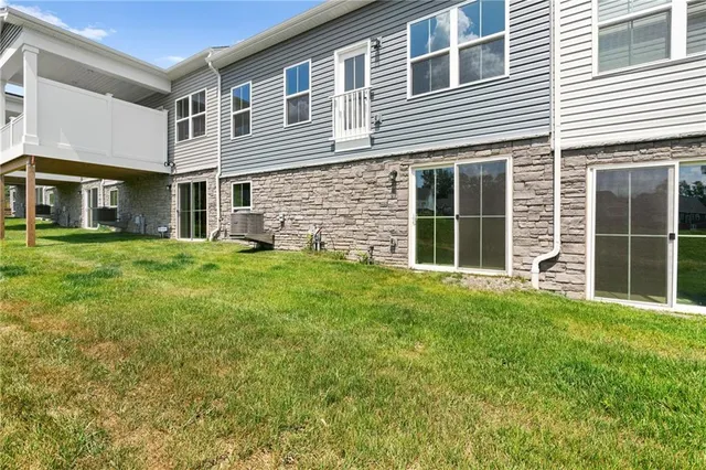 a view of a golf course with a lake