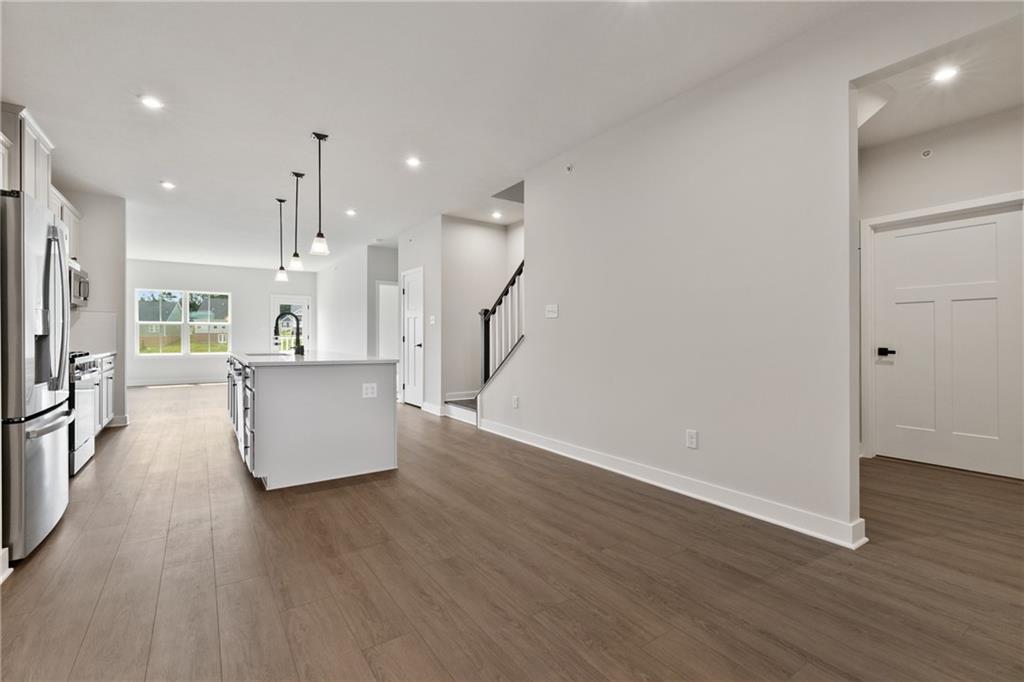 113 Olivia Drive Eighty Four, PA 15330 - Photo 8 of 29 a view of kitchen with furniture and wooden floor