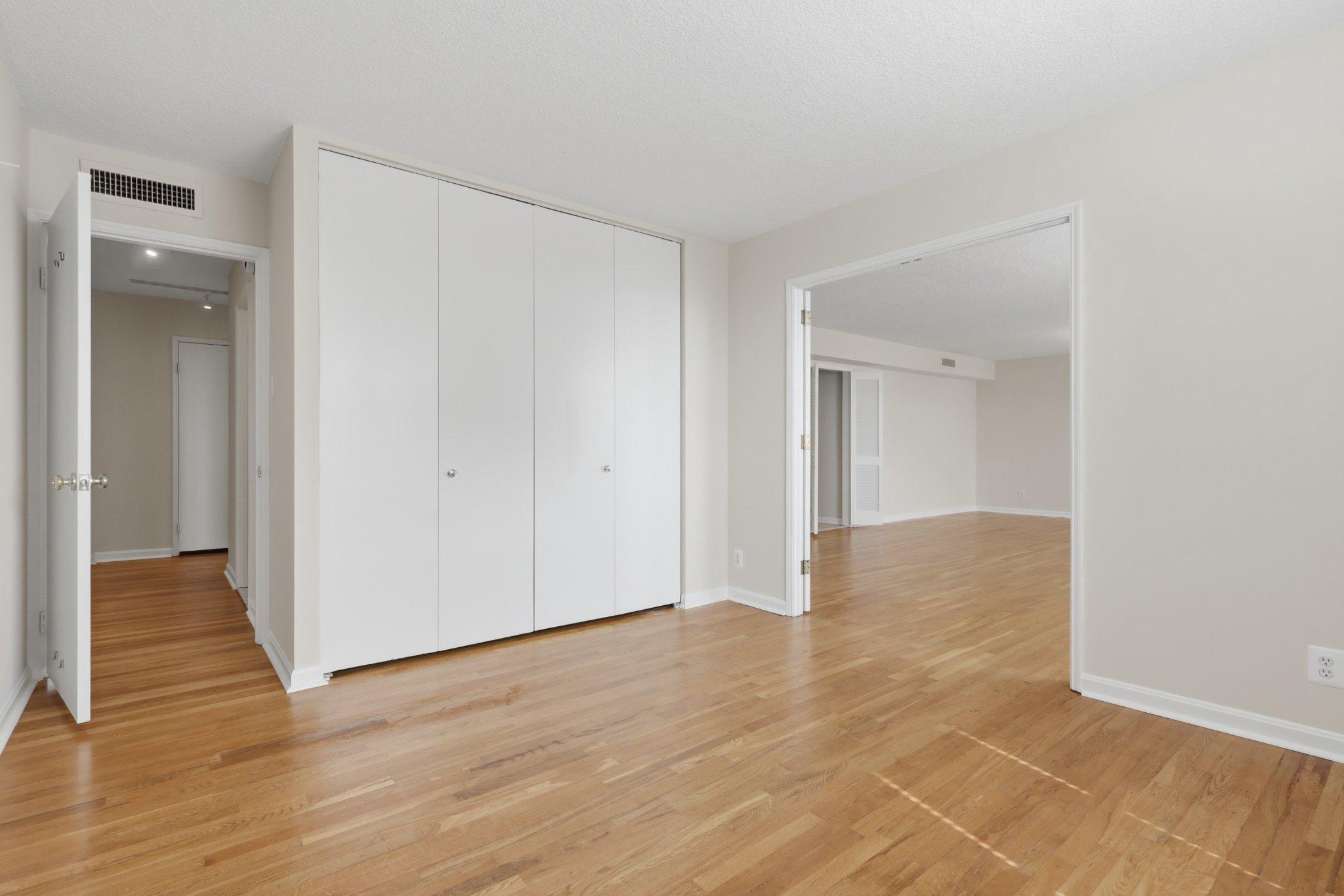 1101 St Paul Street, Unit 1212 Baltimore, MD 21202 - Photo 27 of 36 Bedroom 2 with double entry and large closet.